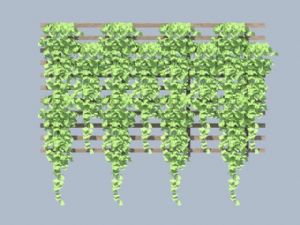 绿墙花架绿植墙SU模型