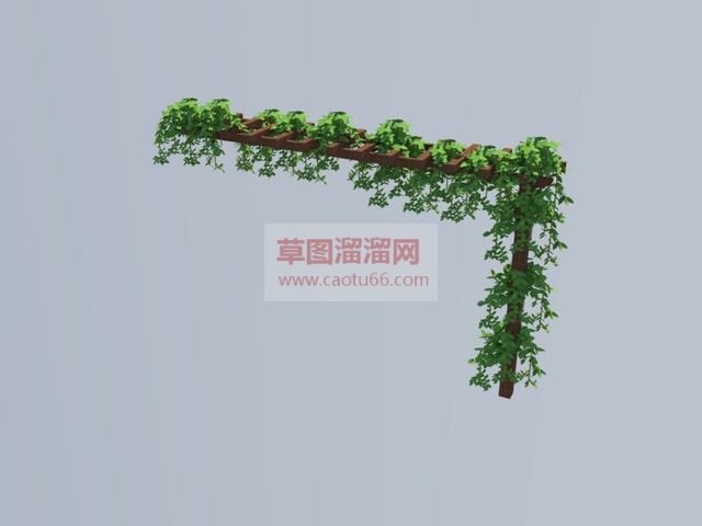 藤蔓花架爬藤SU模型