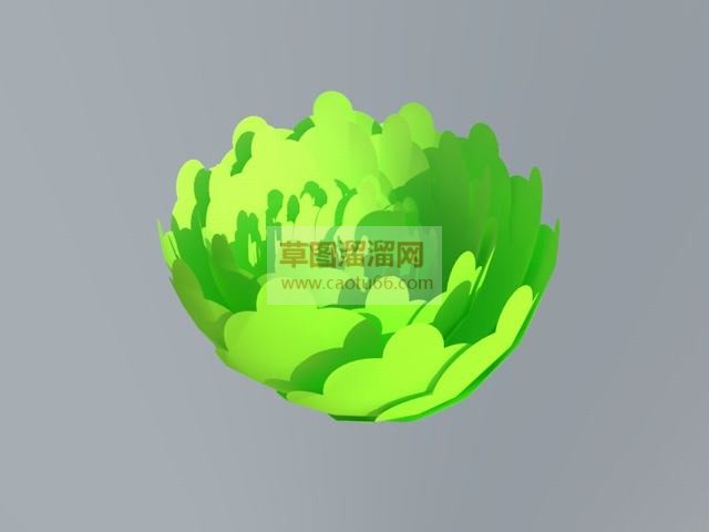 生菜蔬菜SU模型