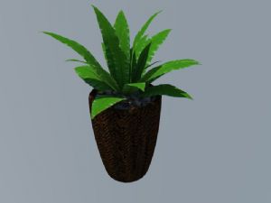 花盆植物盆栽SU模型