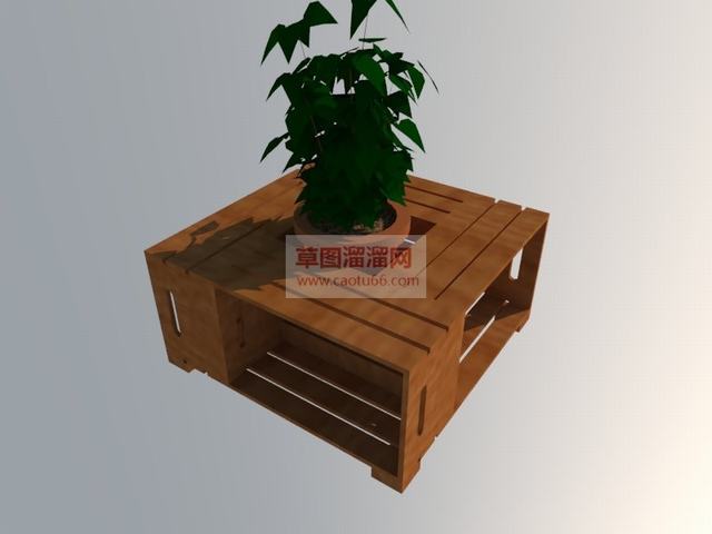花箱花盆SU模型