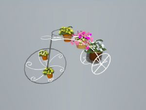 装饰花车花盆盆栽SU模型