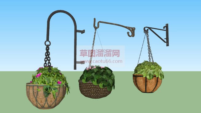 植物挂篮SU模型