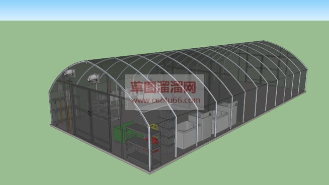 植物大棚免费SU模型