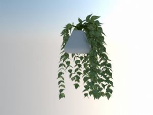 室内植物吊篮SU模型