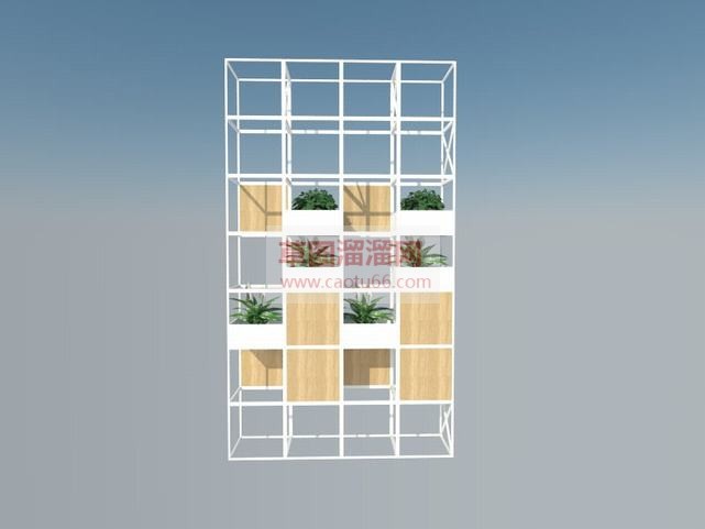 植物架SU模型