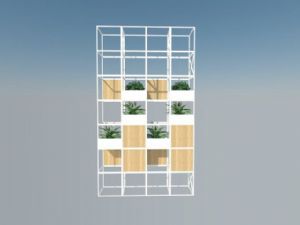 植物架SU模型