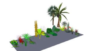 植物素材百度SU模型