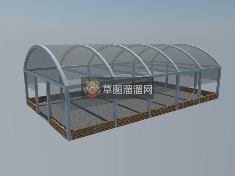 大棚SU模型