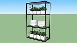 植物架SU模型
