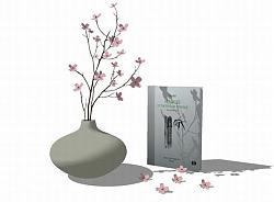 花瓶装饰品摆件SU模型