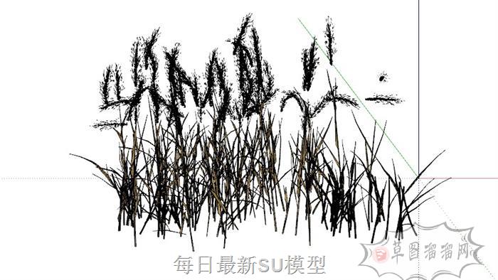 小麦稻谷粮食SU模型