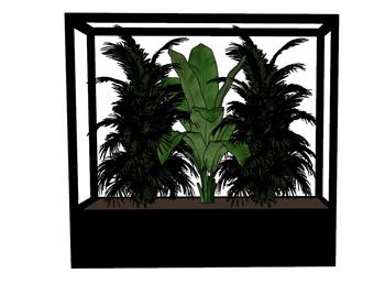 花箱花橱SU模型