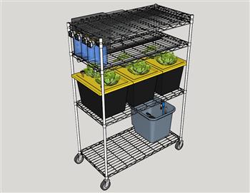自动化水培植物SU模型