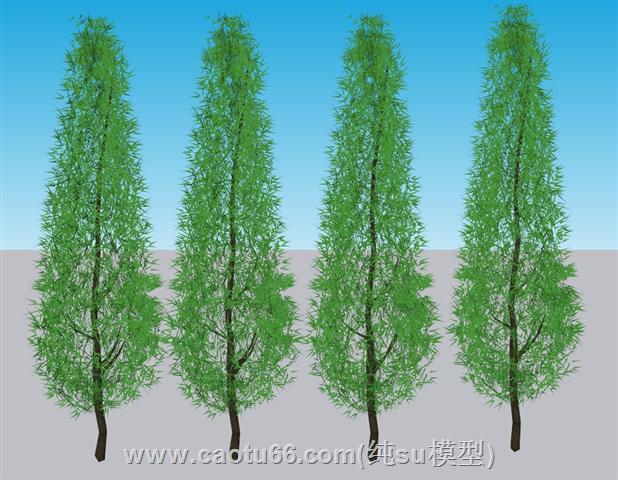 树木配景SU模型