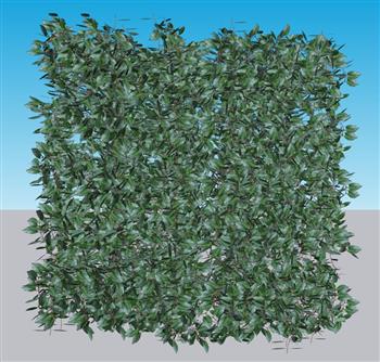 绿植墙SU模型