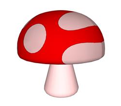 蘑菇SU模型