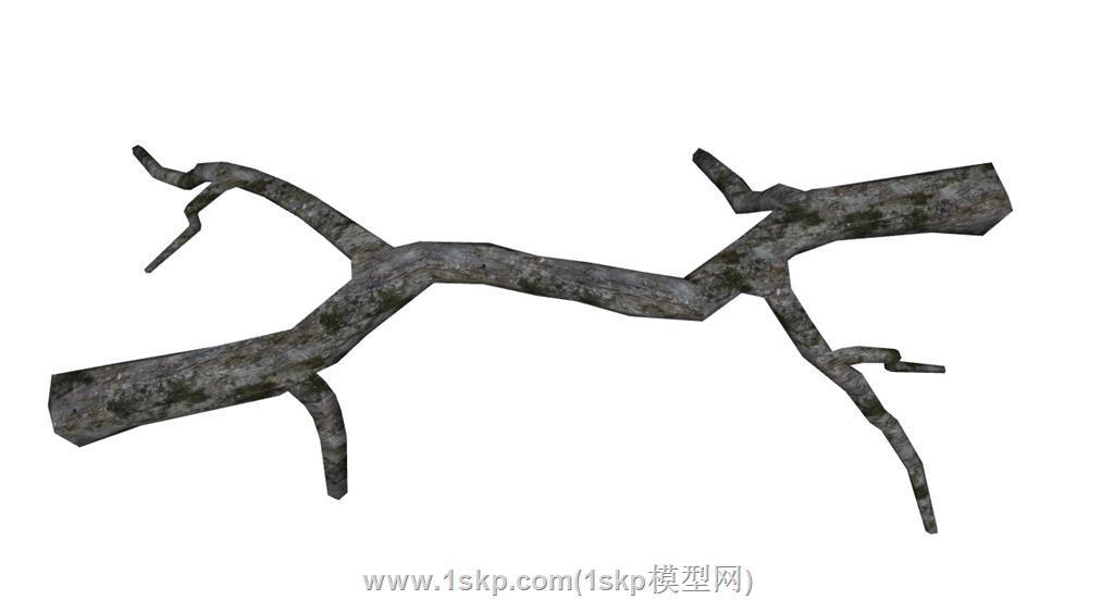 枯树枝SU模型