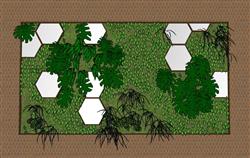 绿植墙植物墙 免费sketchup模型下载