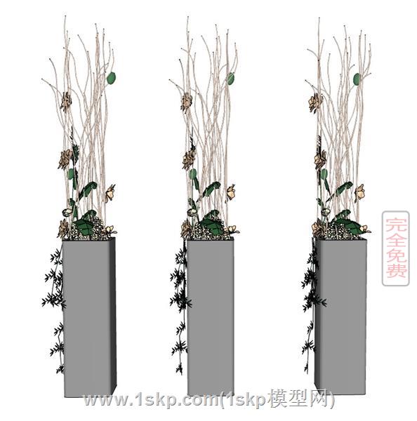 盆栽植物摆件