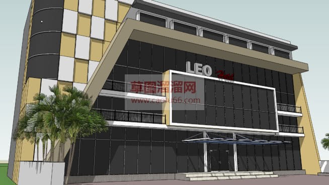 LEO商业酒店SU模型