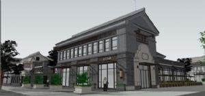 中式民国建筑SU模型