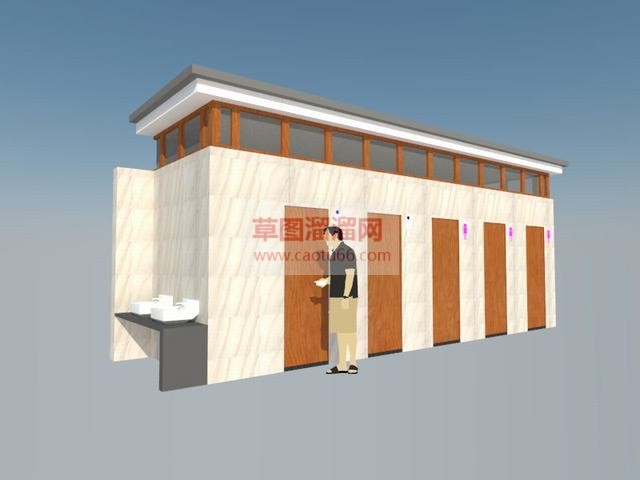 公厕SU模型
