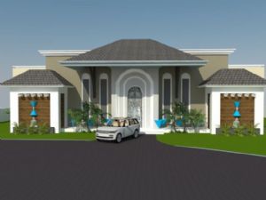 教堂建筑SU模型