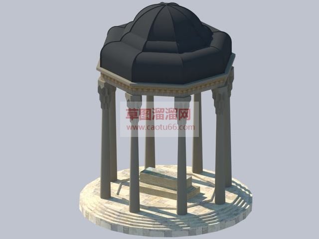 欧式亭子凉亭SU模型