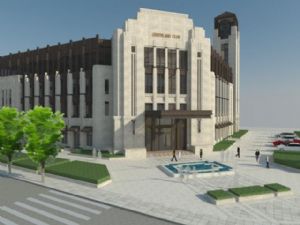 酒店建筑SU模型