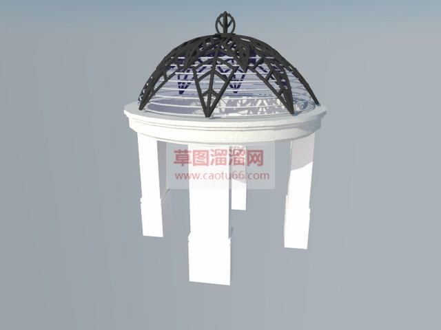 亭子凉亭SU模型