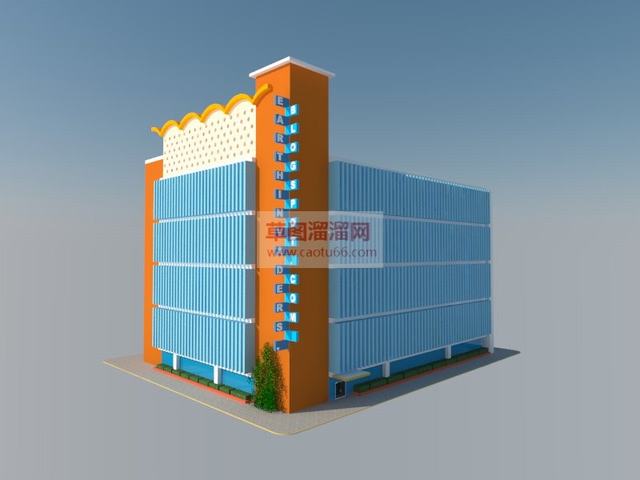 建筑商业综合体大厦SU模型
