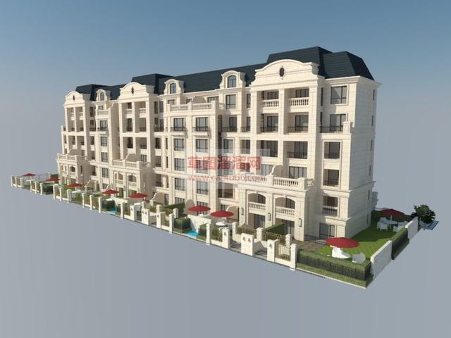洋房别墅建筑SU模型