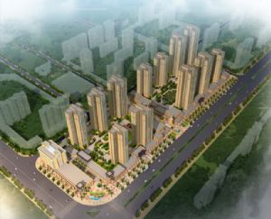 小区楼盘建筑SU模型