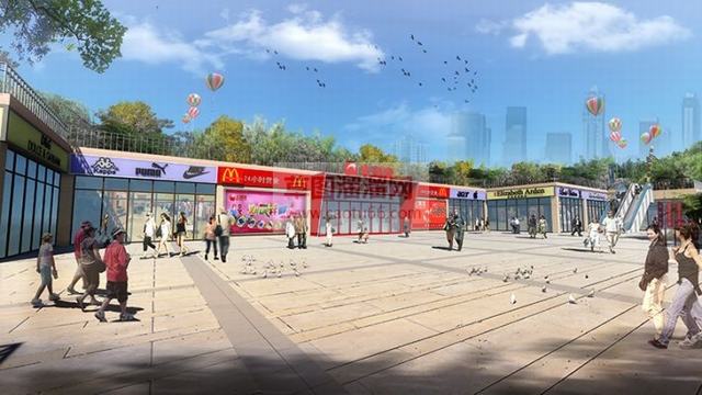 超市大润发SU模型