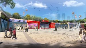 超市大润发SU模型