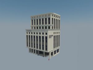 酒店建筑SU模型