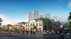 沿街会所建筑SU模型