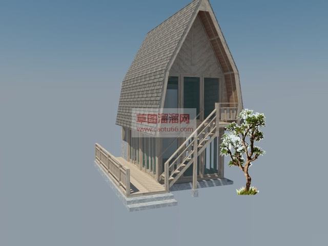 木屋别墅SU模型