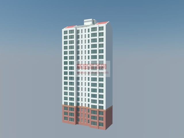 公寓住宅高层SU模型