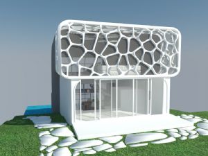创意建筑售楼部售楼处SU模型