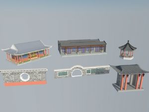 岭南建筑房屋SU模型