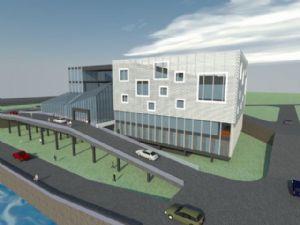现代风格城市展览SU模型