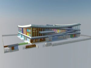创意学校幼儿园SU模型
