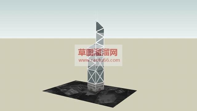 中银大厦SU模型