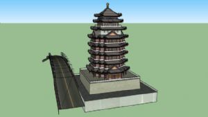 古建筑SU模型