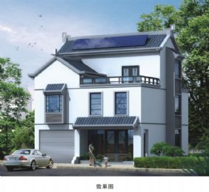 新中式岭南新农村SU模型