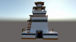 中式汉代古建SU模型