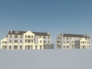 民国风格建筑SU模型