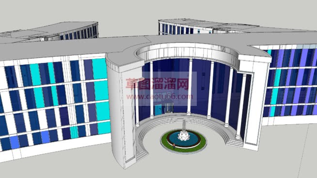 异形建筑办公SU模型